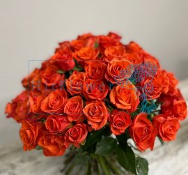 Букет роз Апельсинчик