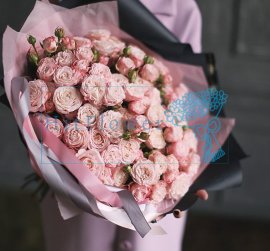 Букет роз Розовая пенка